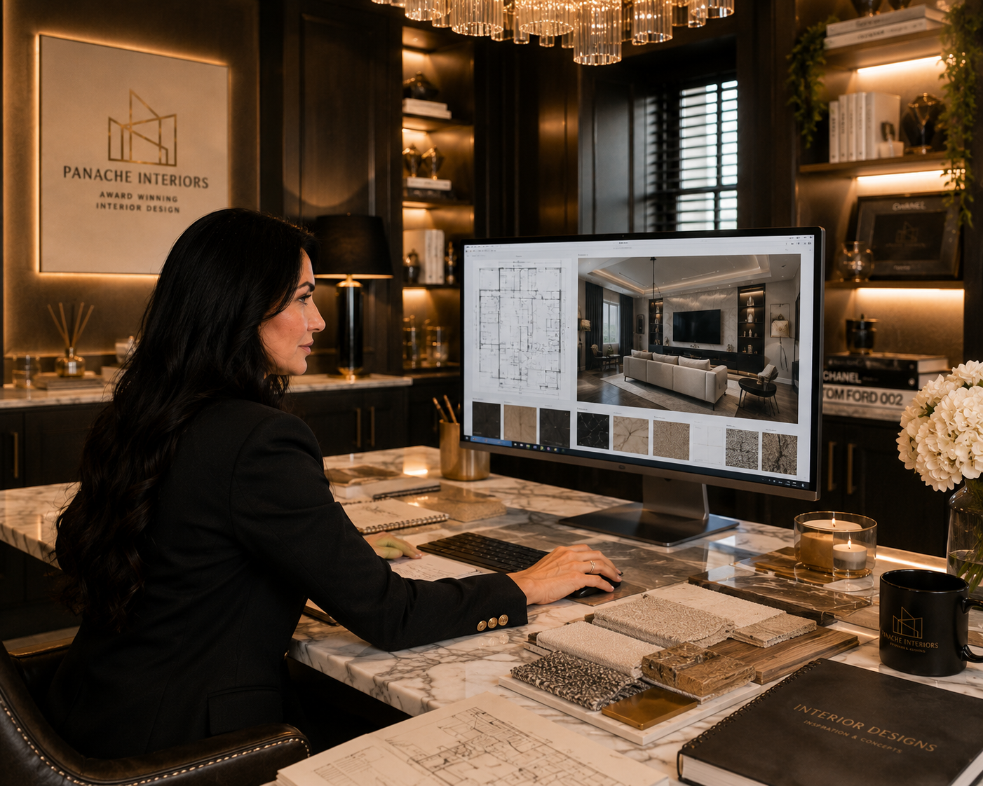 3D interior visualisation example by Panache Interiors