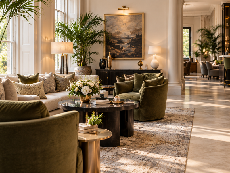 Hotel lobby