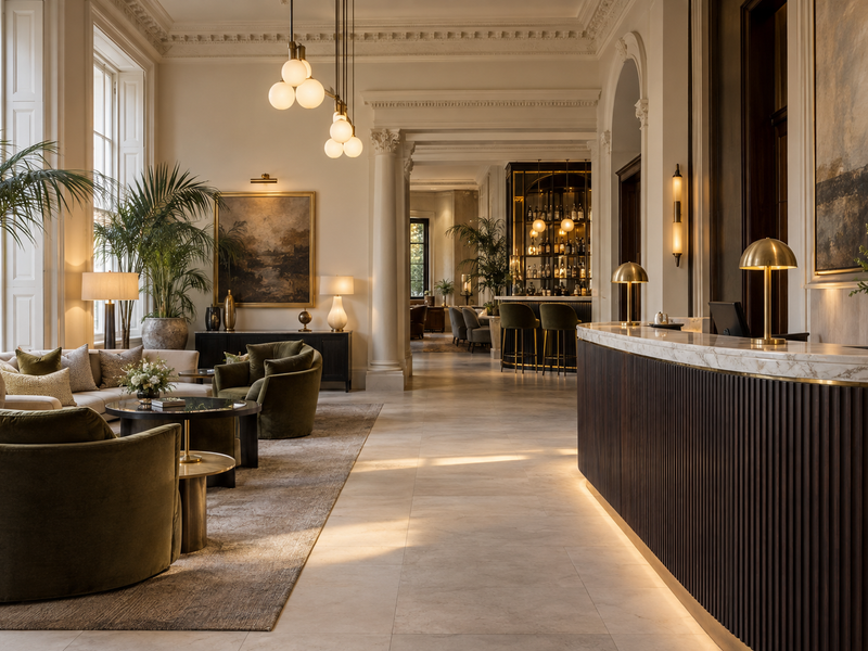 Luxury hospitality and commercial interior design